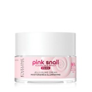 Eveline Pink Snail Jelly-Slime moisturizingilluminating cream d/n 50ml