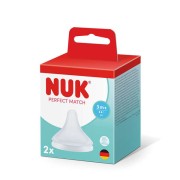 Nuk perfect match sisač sil. vel. M 2/pak