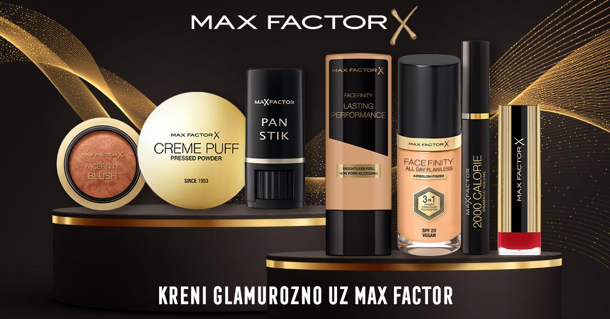 Max Factor | Kreni glamurozno uz Max Factor!