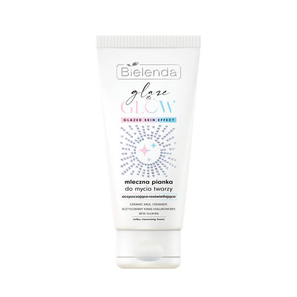 Bielenda Glaze and Glow mliječna pjena za umivanje lica 135g