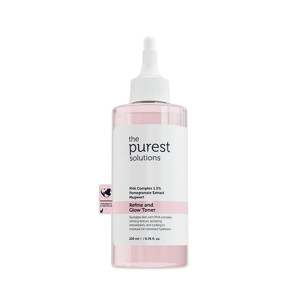 The Purest Solutions PHA toner za zaglađivanje teksture kože, prirodani sjaj i zadržavanje vlage 200ml