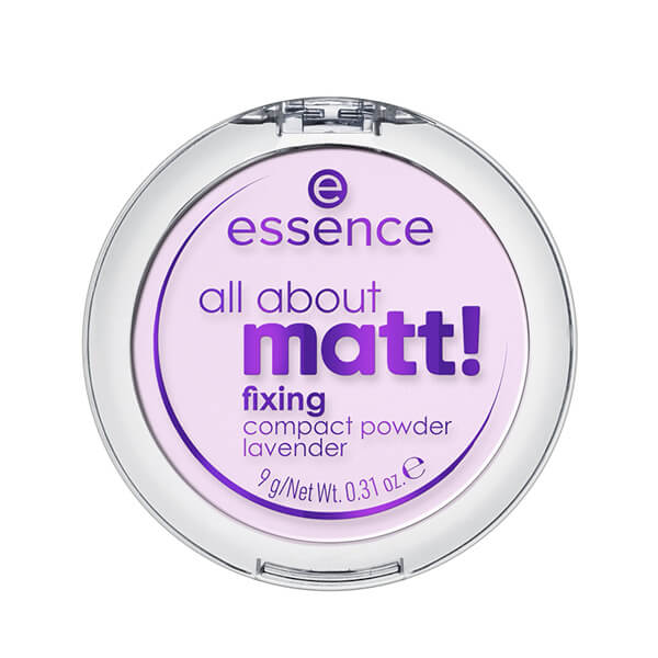 essence All About Matt Fixing kompaktni puder lavender