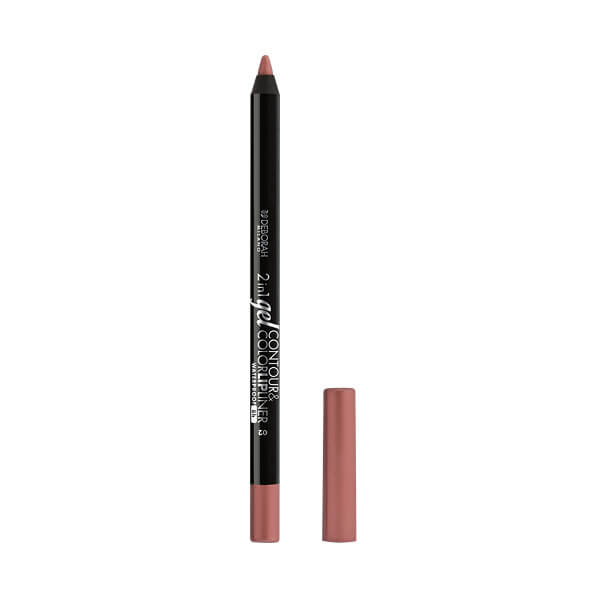 Deborah 2u1 Gel Contour and Colour olovka za usne 02 nude brown