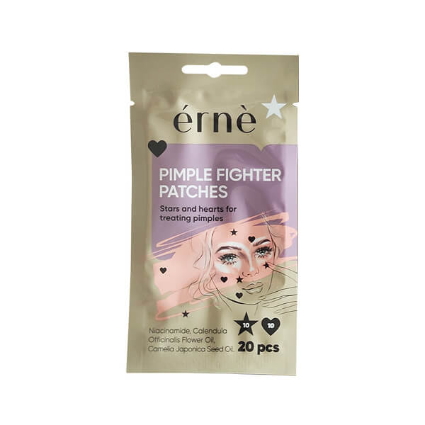Erne naljepnice protiv prištića zvjezdice/srce