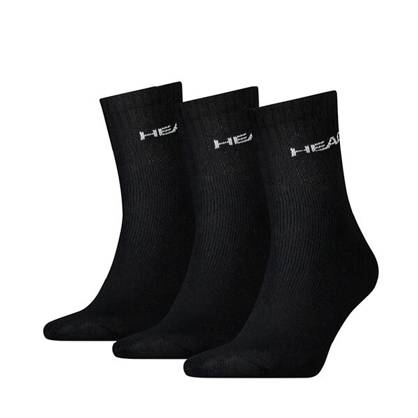Head unisex čarape Short Crew 3P crno 43-46